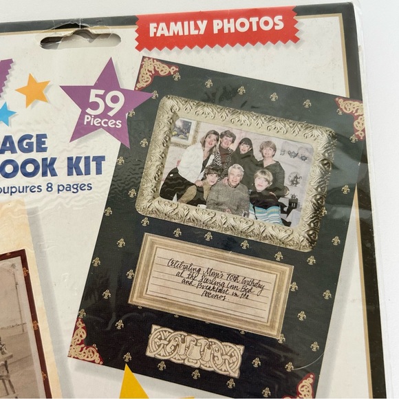 MEMORY KITS 8 PAGE SCRAPBOOK KIT NWT - Picture 2 of 16